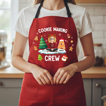 Cookie Making Crew Matching Aprons For Family, Kids, Grandma - Personalized Apron