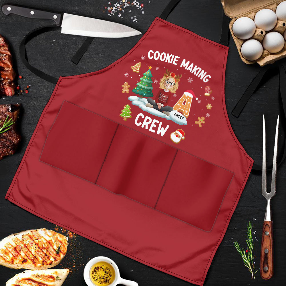 Cookie Making Crew Matching Aprons For Family, Kids, Grandma - Personalized Apron