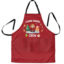 Cookie Making Crew Matching Aprons For Family, Kids, Grandma - Personalized Apron