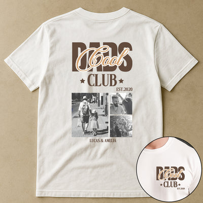Cool Dad Club Custom Photo - Personalized Shirt