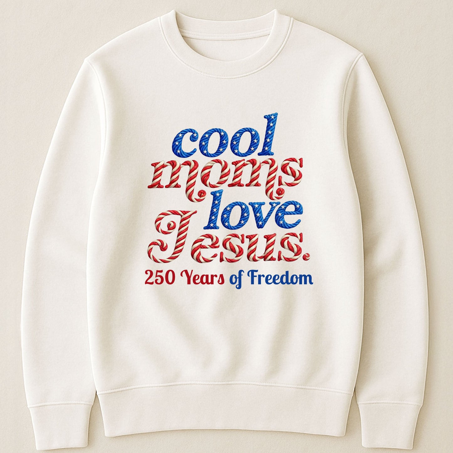 Cool_Moms_Love_Jesus_250Th_Birthday_America_Personalized_Shirt_3