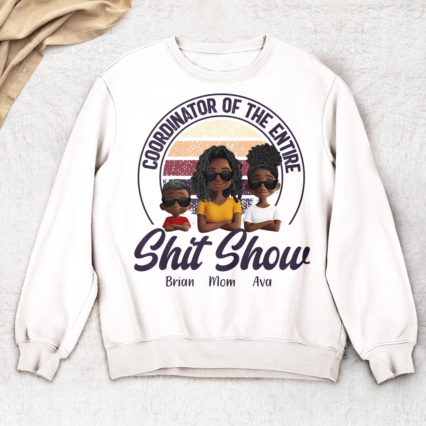 Coordinator Of The Entire Sht Show - Personalized Shirt