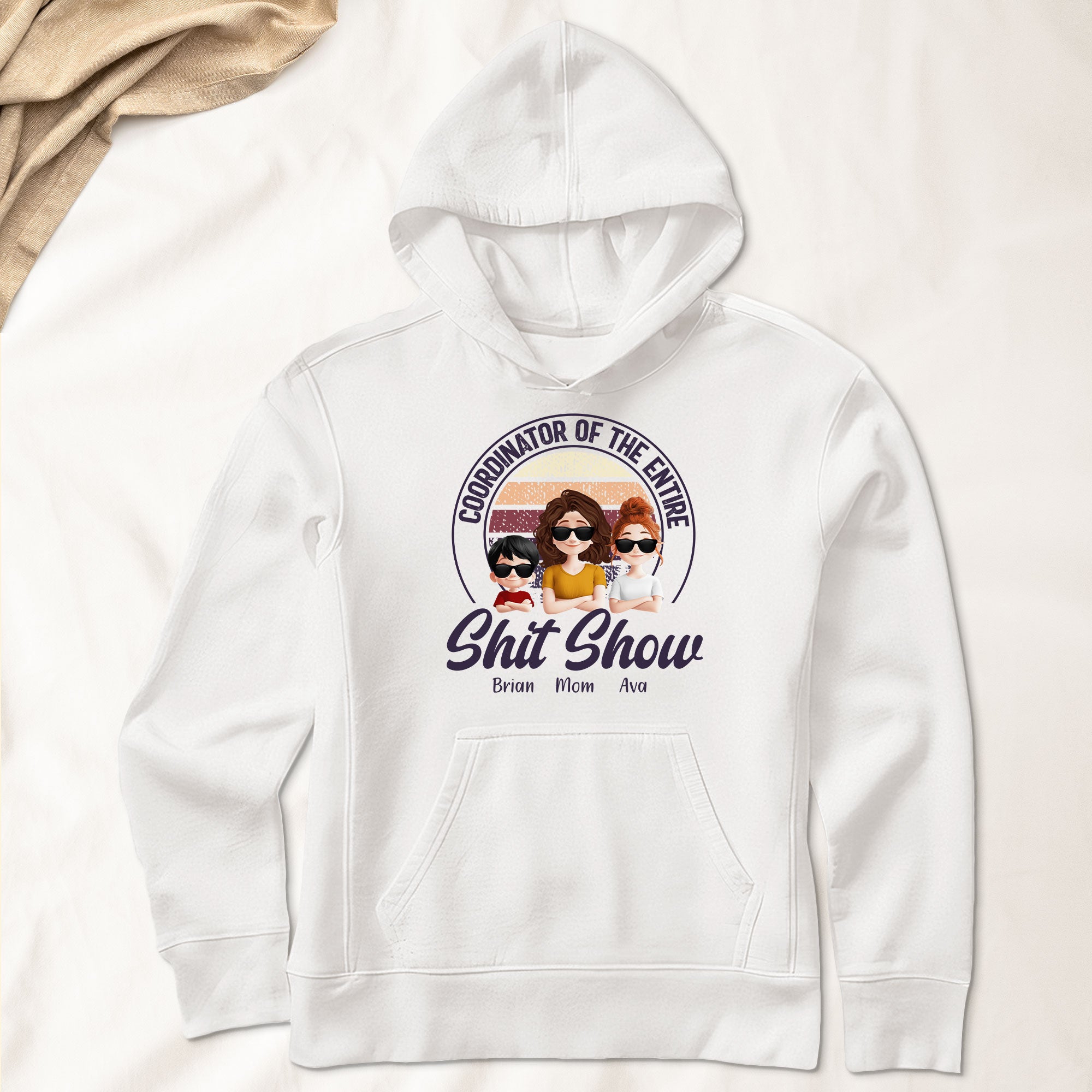 Coordinator Of The Entire Sht Show - Personalized Shirt