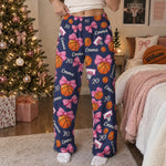 Coquette Bow Basketball Custom Name, Number Gift For Basketball Player, Basketball Team - Personalized Lounge Pants