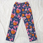 Coquette Bow Basketball Custom Name, Number Gift For Basketball Player, Basketball Team - Personalized Lounge Pants
