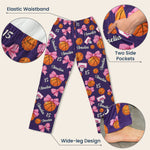 Coquette Bow Basketball Custom Name, Number Gift For Basketball Player, Basketball Team - Personalized Lounge Pants