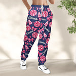 Coquette Bow Cheerleader Custom Name Gift For Cheerleader Girl - Personalized Lounge Pants