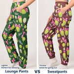 Coquette Bow Tennis Custom Name Gift For Tennis Player, Tennis Team - Personalized Lounge Pants