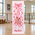 Coquette-Bow-Ballet-Custom-Name-Gift-For-Ballet-Lover-,Ballerina,-Ballet-Girl-Personalized-Dance-Practice-Mat-2