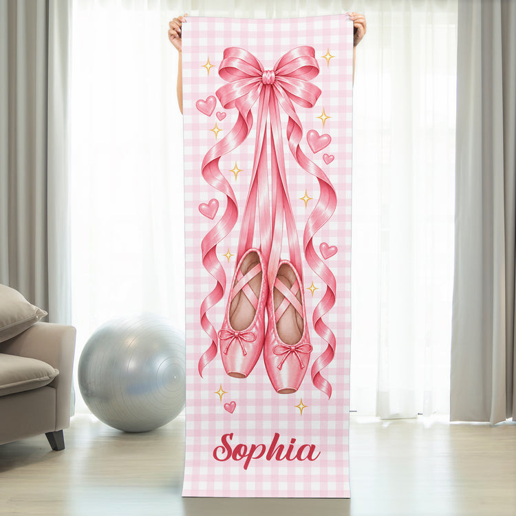 Coquette-Bow-Ballet-Custom-Name-Gift-For-Ballet-Lover-,Ballerina,-Ballet-Girl-Personalized-Dance-Practice-Mat-5