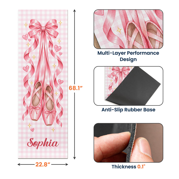 Coquette-Bow-Ballet-Custom-Name-Gift-For-Ballet-Lover-,Ballerina,-Ballet-Girl-Personalized-Dance-Practice-Mat-9