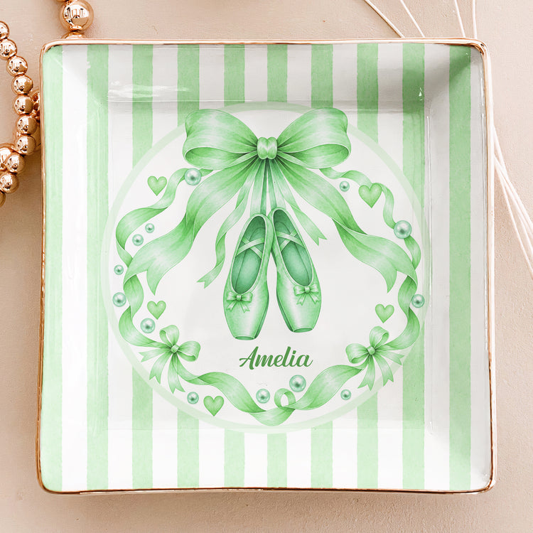 Coquette-Bow-Ballet-Custom-Name-Gift-For-Ballet-Lover,Ballerina-Personalized-Jewelry-Dish-5