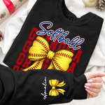 Coquette-Bow-Custom-Kid-Name-Gift-For-Softball-Mom,-Softball-Mama-Personalized-Sweatshirt-1