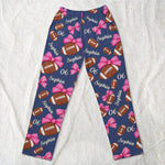 Coquette-Bow-Football-Custom-Name,-Number-Gift-For-Flag-Football-Player,-Flag-Football-Team,-American-Football-Lovers-Personalized-Lounge-Pants-3