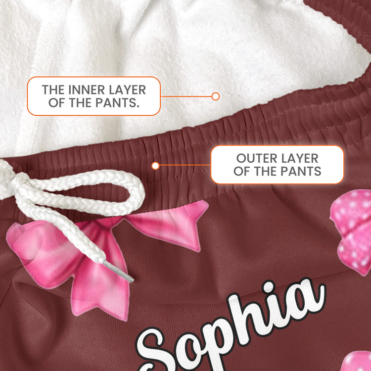 Coquette-Bow-Football-Custom-Name,-Number-Gift-For-Flag-Football-Player,-Flag-Football-Team,-American-Football-Lovers-Personalized-Lounge-Pants-8