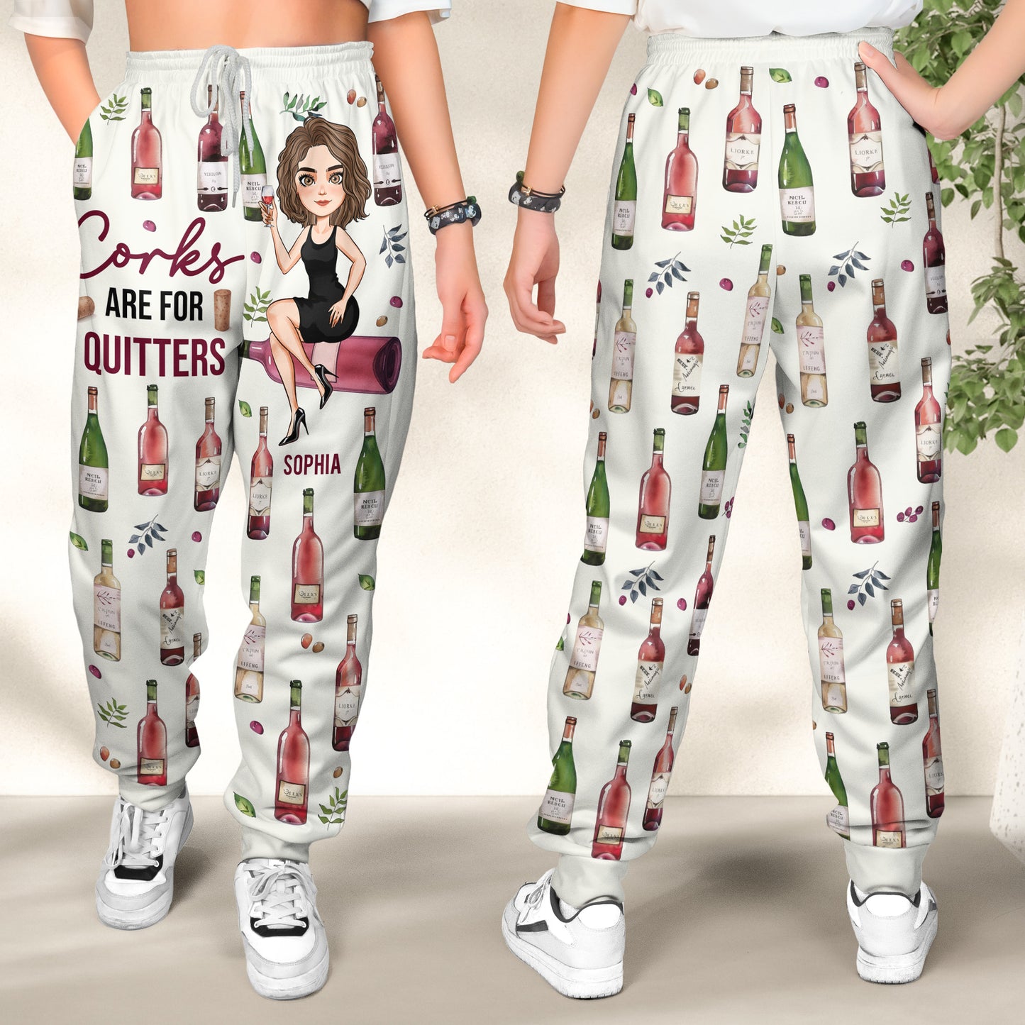 Corks Are For Quitters - Personalized Sweatpants