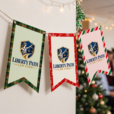 Corporate Gifts - Custom Logo Gifts For Employees, Clients, Business Partners & Company Events - Personalized Garland Banner