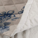 Couple Anniversary Gift Bedding Decor Chinoiserie Toile De Jouy Style - Custom Quilt Set