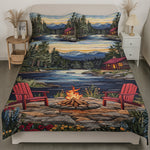 Couple Anniversary Gift Bedding Decor - Custom Quilt Set