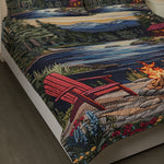 Couple Anniversary Gift Bedding Decor - Custom Quilt Set
