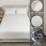 Couple Anniversary Gift Bedding Decor - Custom Quilt Set
