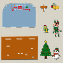 Couple Funny Elf - Personalized 3D Acrylic Photo Standee