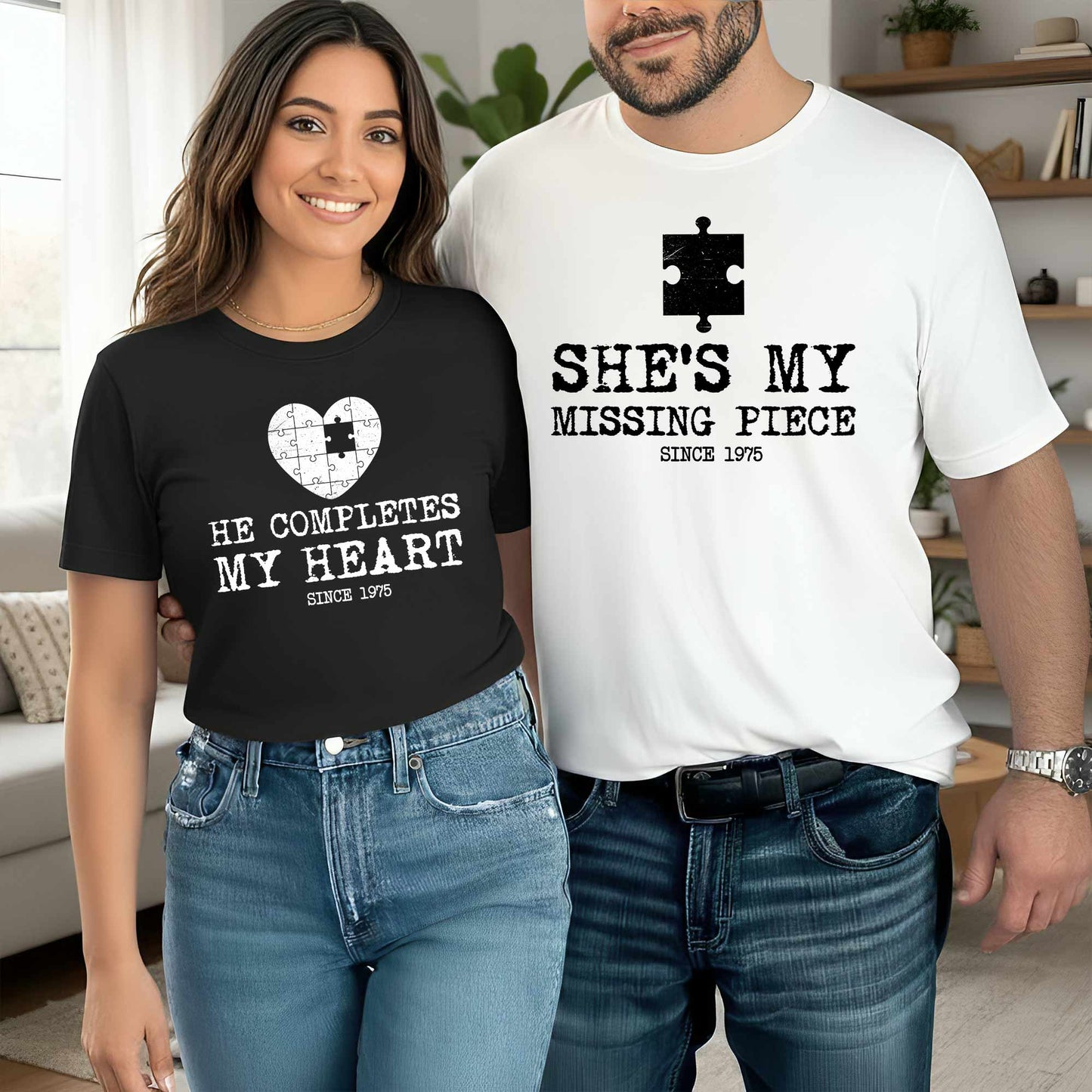 Couple Funny Matching - Personalized Couple Matching Shirts