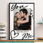Couple Gift You & Me Forever & Always Gift For Her Gift For Him - Personalized Photo Poster