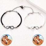 Couple Gifts Idea - Custom Photo Projection Bracelets