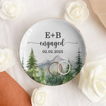 Couple Name Wedding Gift Anniversary Gift- Personalized Jewelry Dish