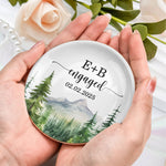 Couple Name Wedding Gift Anniversary Gift- Personalized Jewelry Dish