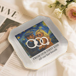 Couple Photo Van Gogh Style Art Anniversary Valentine's Day Gift - Personalized Jewelry Dish