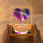 Couple Star Map New Version The Night Our Story Began - Personalized Night Light