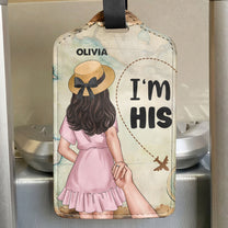 Couple Tag I'm His I'm Her - Personalized Luggage Tag