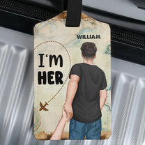 Couple Tag I'm His I'm Her - Personalized Luggage Tag