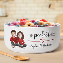 Couple The Perfect Mix - Personalized Ceramic Bowl
