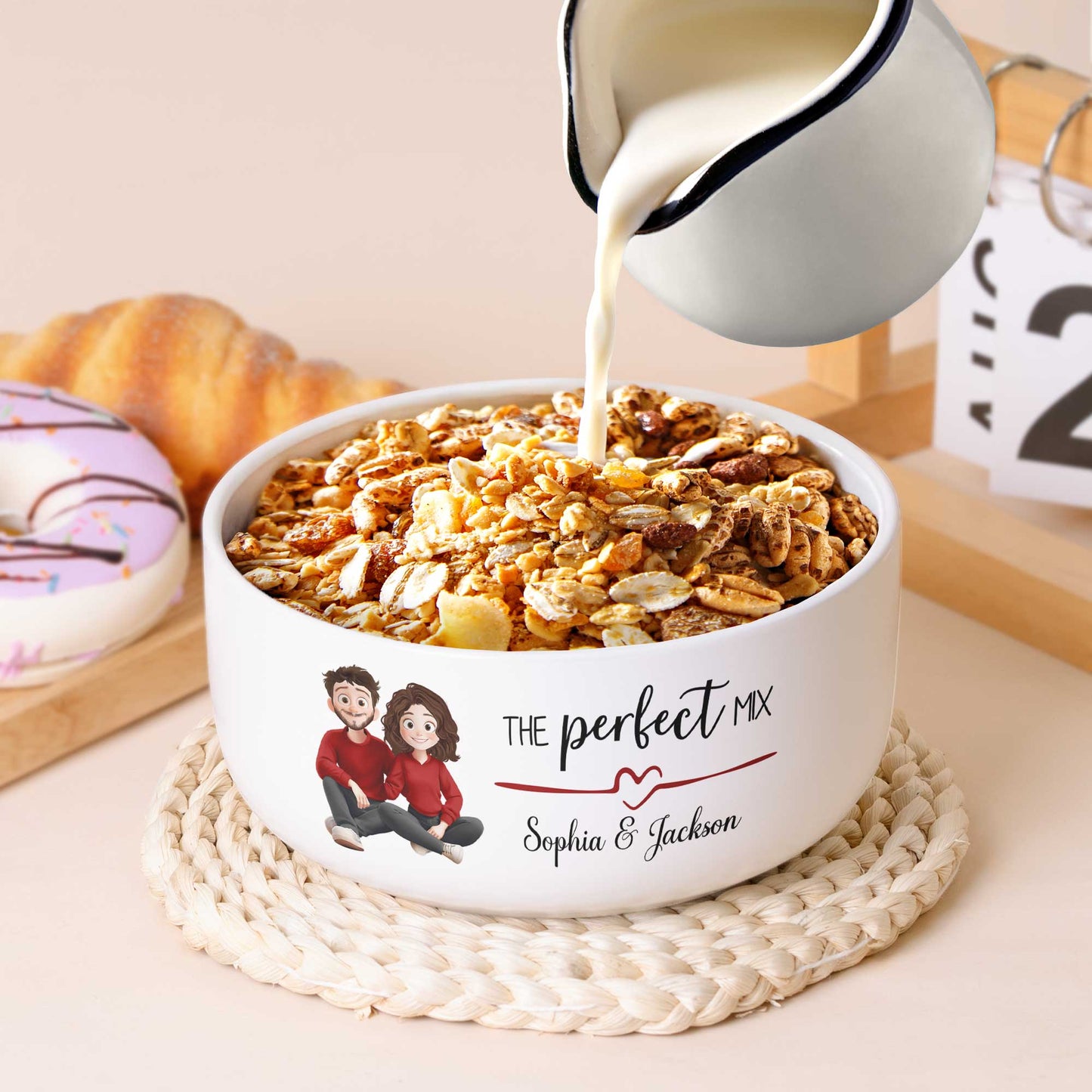 Couple The Perfect Mix - Personalized Ceramic Bowl