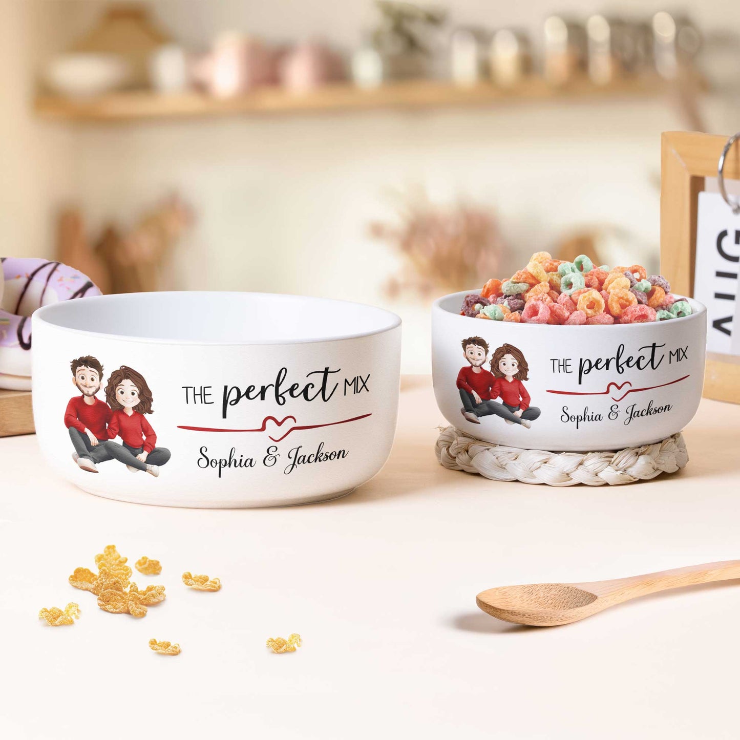 Couple The Perfect Mix - Personalized Ceramic Bowl