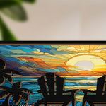 Couple Together - Personalized Wood And Acrylic Night Light