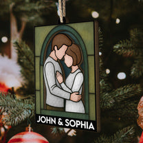 Couple Together - Personalized Wooden Ornament