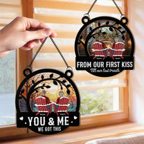 Couple Together You & Me We Got This - Personalized Window Hanging Suncatcher Ornament