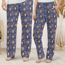 Couple, Family, Matching Pants - Personalized Photo Matching Lounge Pants With Pockets