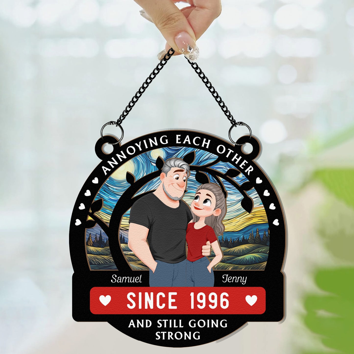 Couple-Anniversary-Gift-Annoying-Each-Other-Since-Personalized-Window-Hanging-Suncatcher-3