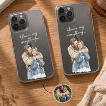 Couple-Anniversary-Gift-For-Her-Him-Custom-Photo-Watercolor-Personalized-Phone-Case-1