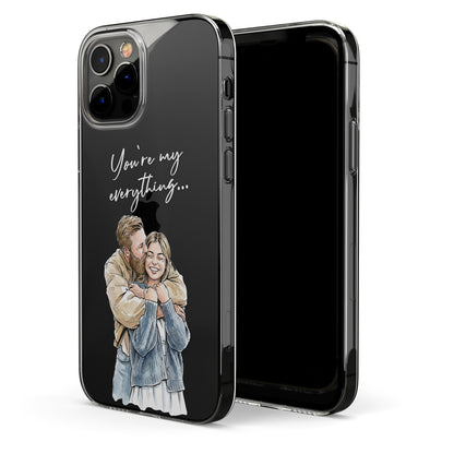 Couple-Anniversary-Gift-For-Her-Him-Custom-Photo-Watercolor-Personalized-Phone-Case-3