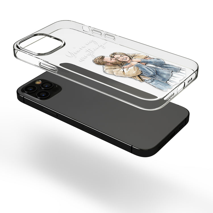 Couple-Anniversary-Gift-For-Her-Him-Custom-Photo-Watercolor-Personalized-Phone-Case-4