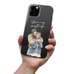 Couple-Anniversary-Gift-For-Her-Him-Custom-Photo-Watercolor-Personalized-Phone-Case-5
