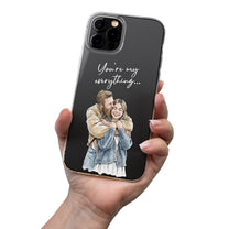 Couple-Anniversary-Gift-For-Her-Him-Custom-Photo-Watercolor-Personalized-Phone-Case-5