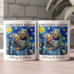 Couple-Photo-Van-Gogh-Art-Forever-&-Always-Anniversary-Gift-For-Him-Her-Personalized-Mug-2