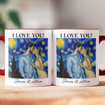 Couple-Photo-Van-Gogh-Art-Forever-&-Always-Anniversary-Gift-For-Him-Her-Personalized-Mug-5